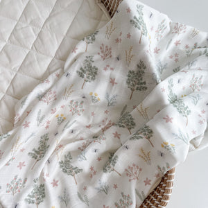 KAYS + KINS Bamboo Swaddle - Wildwood Bloom