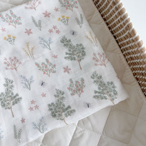 KAYS + KINS Bamboo Swaddle - Wildwood Bloom