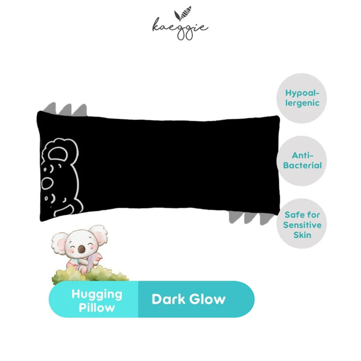 Kaeggie Organic Bamboo Hugging Pillow Dark Glow