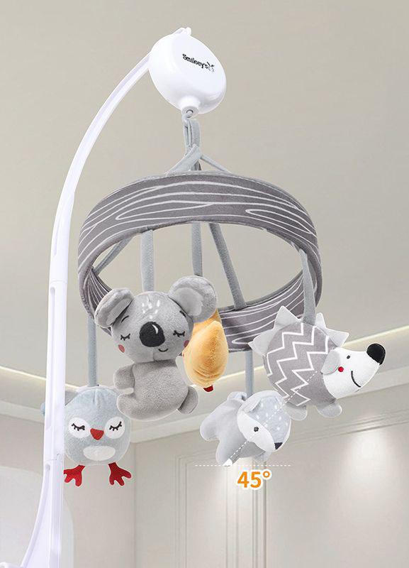 Smileey's Infant Bed Bell Rattle- Moon Bell
