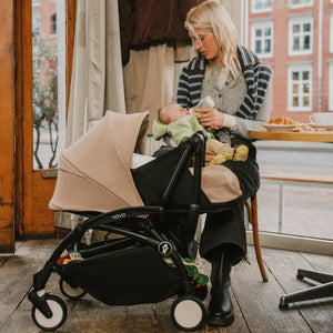 Stokke YOYO³ Complete Set: Frame + 0+ Newborn Pack + 6+ Colour Pack - lifestyle