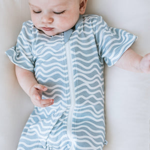KAYS + KINS Zipsuit - Waves - 12-18M