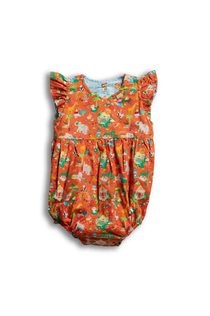 Maison Q Zoophoria Reversible Girl Onesie