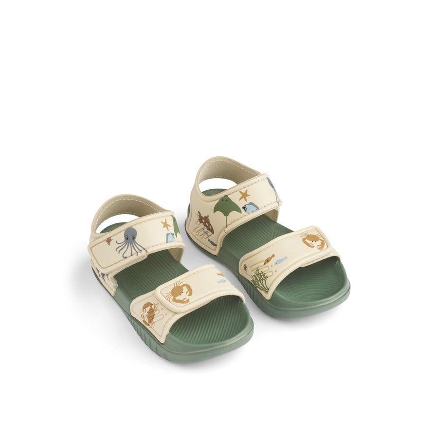 Liewood BLUMER strap sandals in Sea creature / Sandy, pair