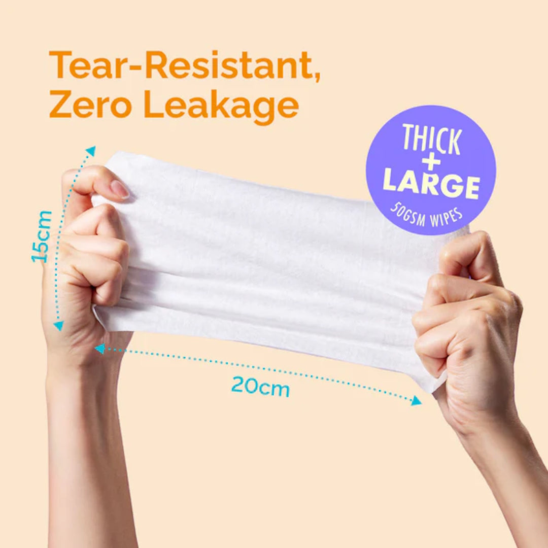 Hoppi Antibacterial Wipes (80 Wipes x 3 Packs)