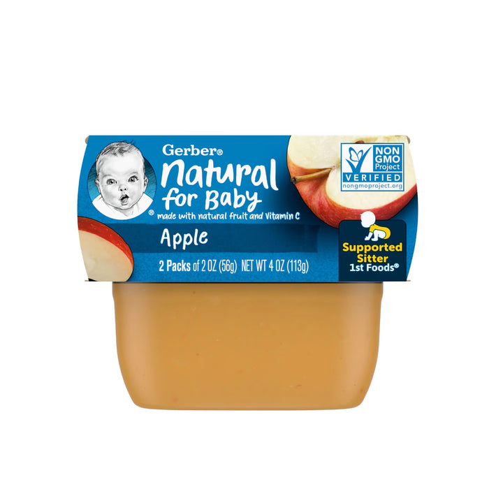 Gerber Apple, 2 Pack, 2 Oz (56 g) Each