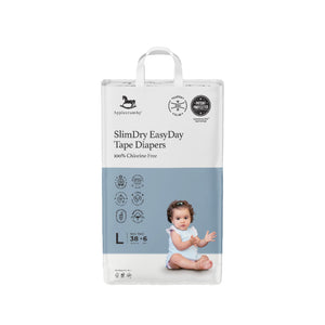 Applecrumby SlimDry EasyDay Tape Diapers Mega Pack