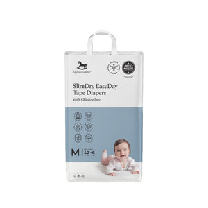 Applecrumby SlimDry EasyDay Tape Diapers Mega Pack
