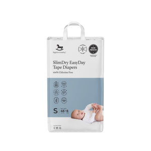 Applecrumby SlimDry EasyDay Tape Diapers Mega Pack
