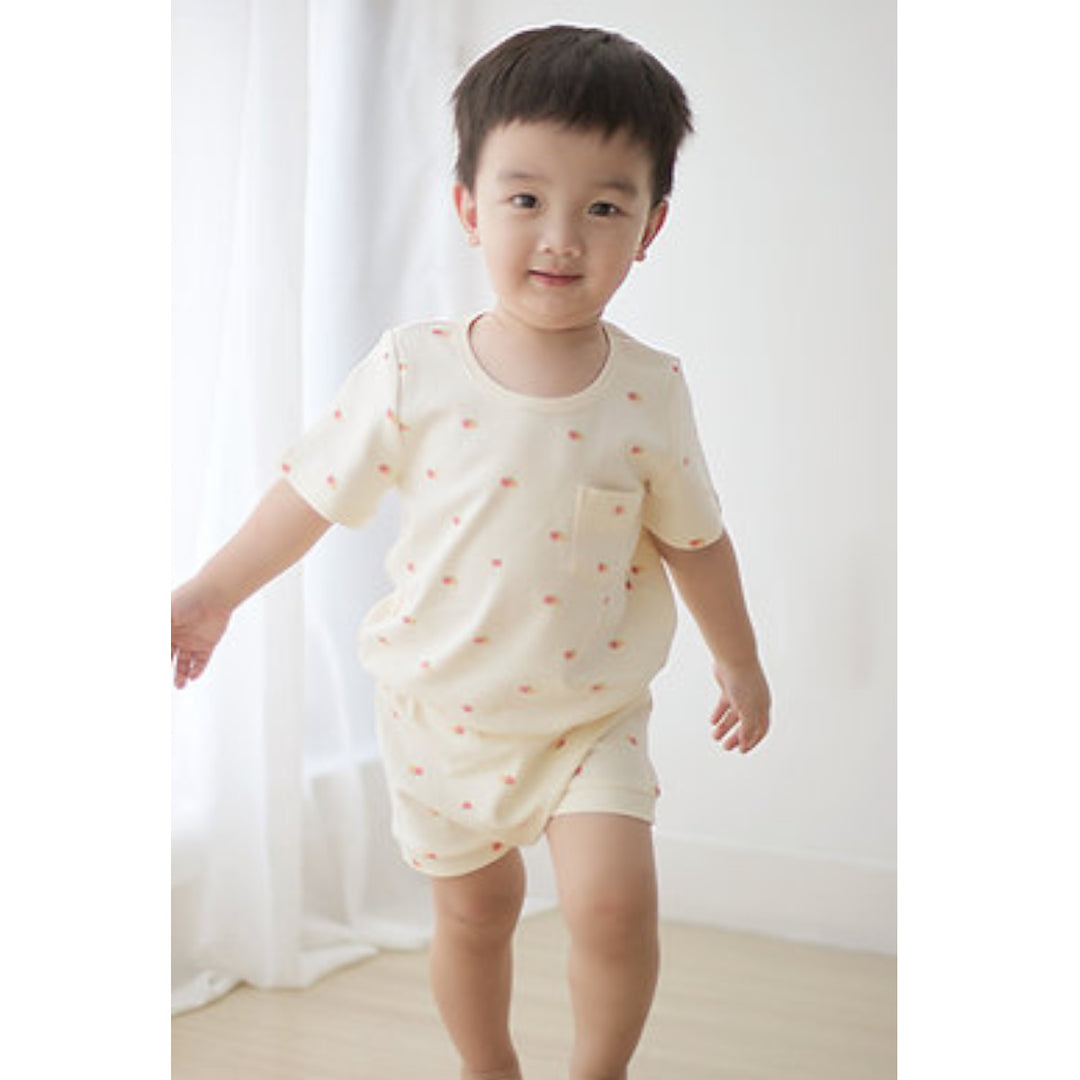 Twinkle Planet Organic Short Sleeves Casual Two-piece Set (6-12m)