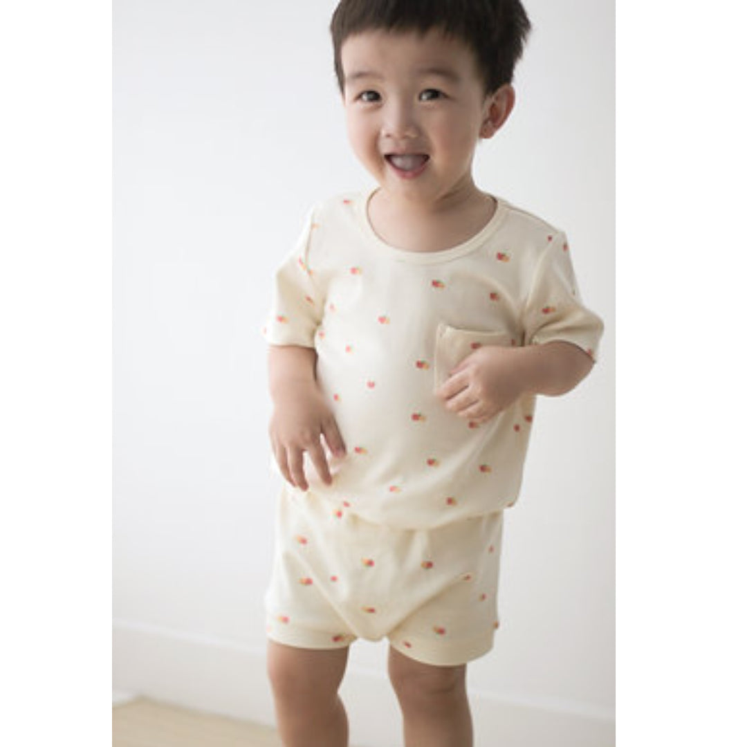 Twinkle Planet Organic Short Sleeves Casual Two-piece Set (6-12m)