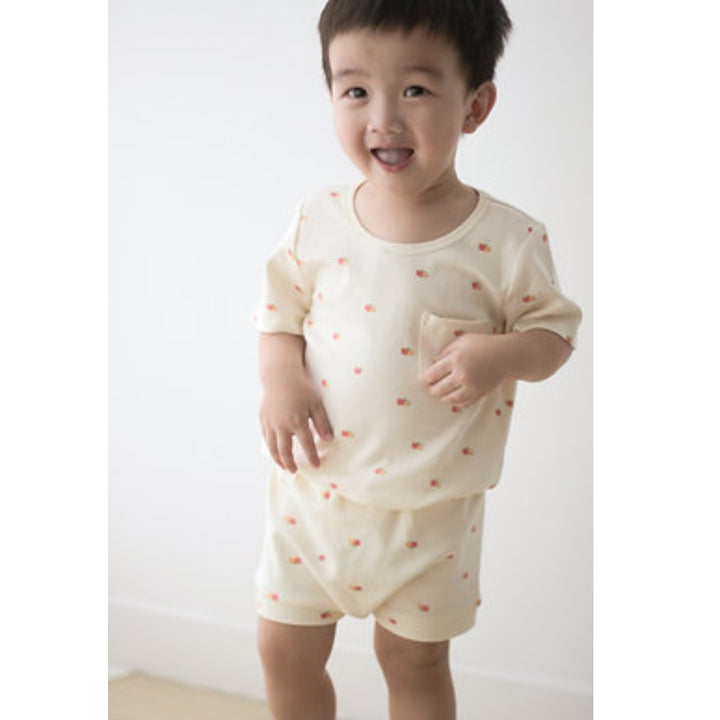 Twinkle Planet Organic Short Sleeves Casual Two-piece Set (6-12m)