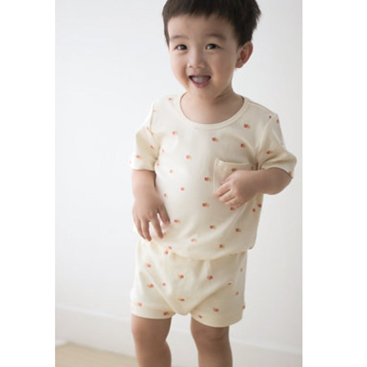 Twinkle Planet Organic Short Sleeves Casual Two-piece Set (18-24m)