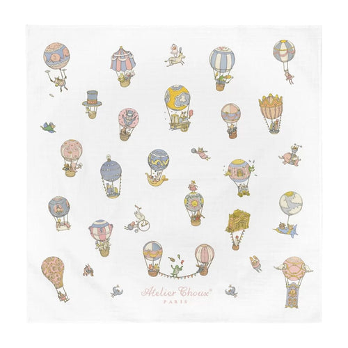 Atelier Choux Carré Circus muslin swaddle