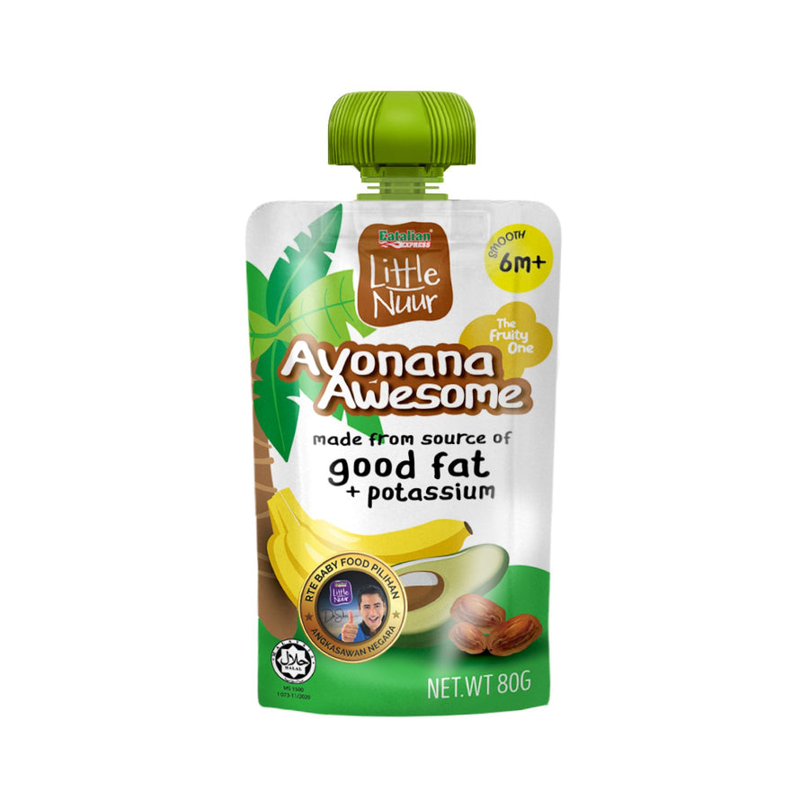 Little Nuur The Fruity One Avonana Awesome 80g pouch, 6m+