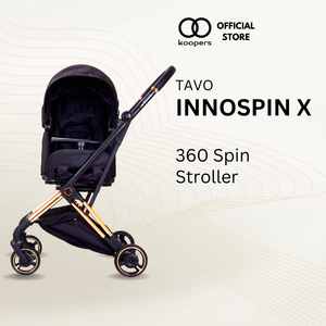 Tavo Innospin X 360 Spin Stroller Rose Gold Deep Black