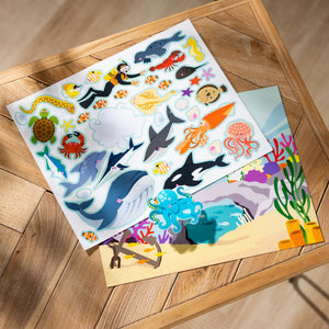 Melissa & Doug Reusable Sticker Pad - Habitats