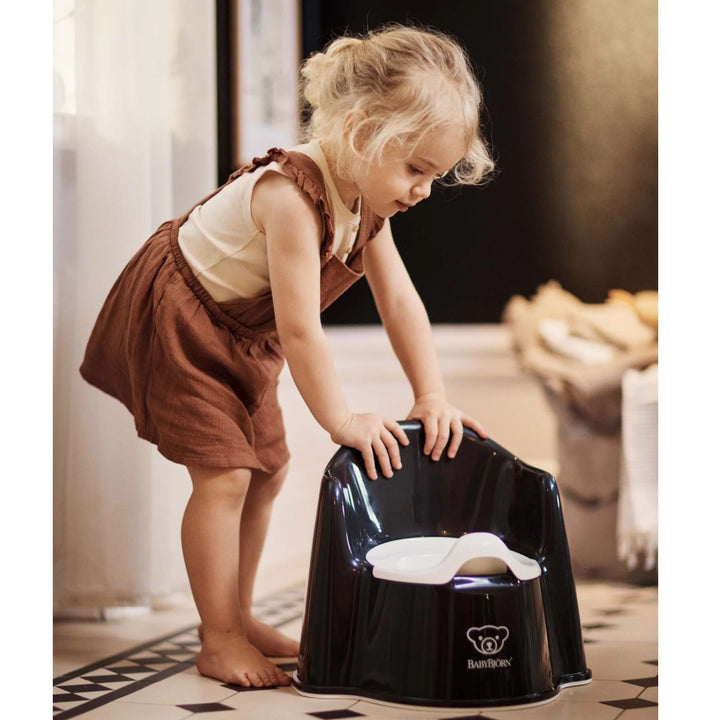 BabyBjörn Potty Chair (Black/White)