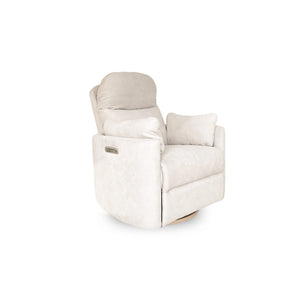 Babyhood Firenza Electric Feeding and Recliner Glider Chair in Ivory