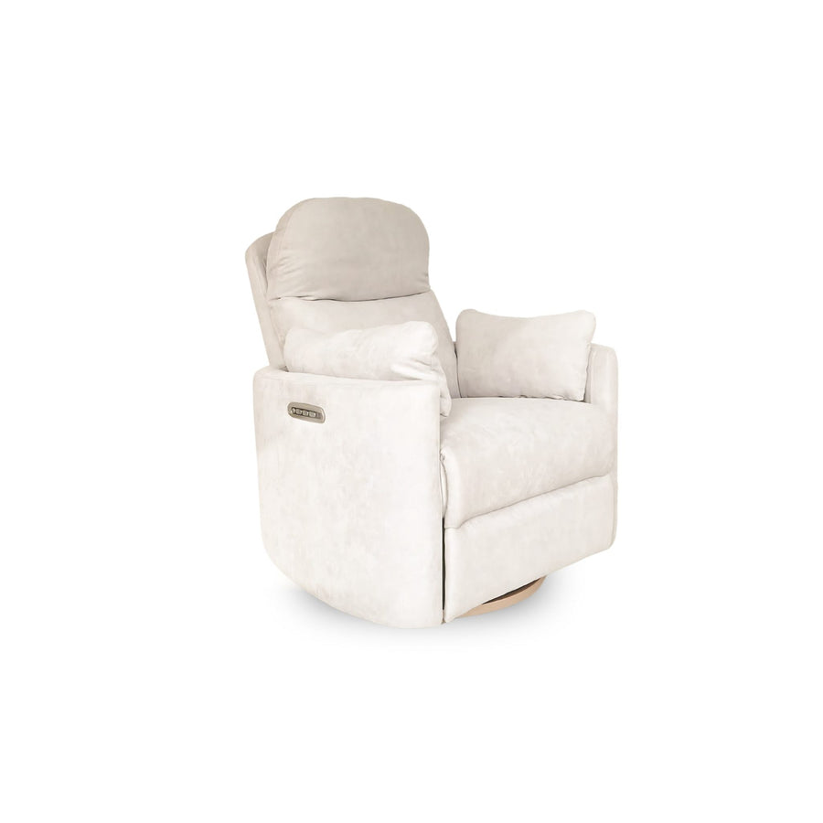 Babyhood Firenza Electric Feeding and Recliner Glider Chair in Ivory