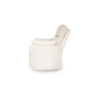 Babyhood Firenza chair in Ivory, side view