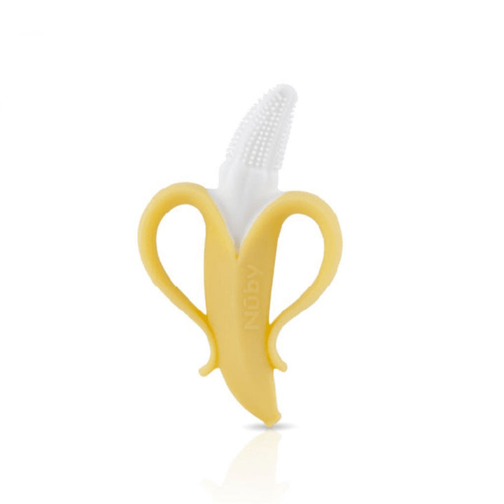 Nuby Banana Toothbrush with 360 Degree Bristles