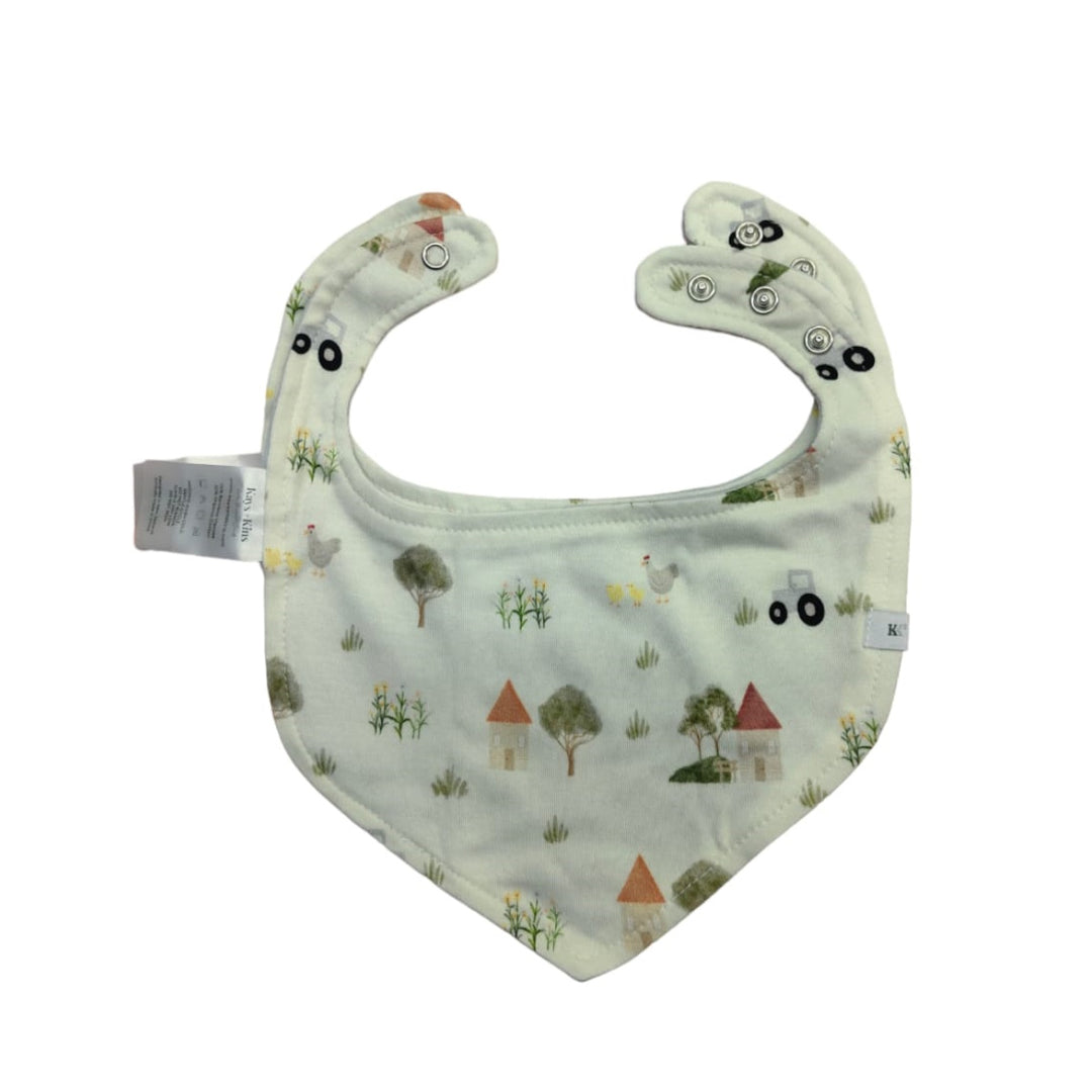 Kays + Kins Bandana Bib - Spring Farm