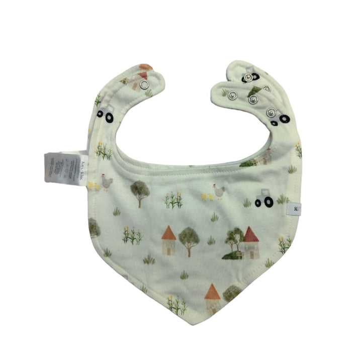 Kays + Kins Bandana Bib - Spring Farm