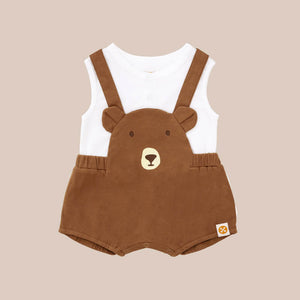 Baby Animal Romper - Bear