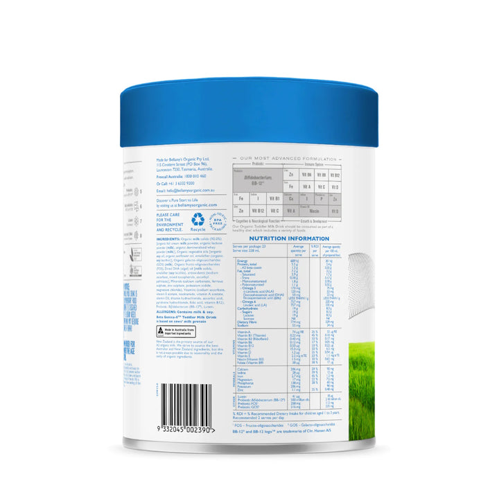 Bellamy's Beta Genica-8 Toddler Milk Drink (Step 3) 800g (12~24 months)