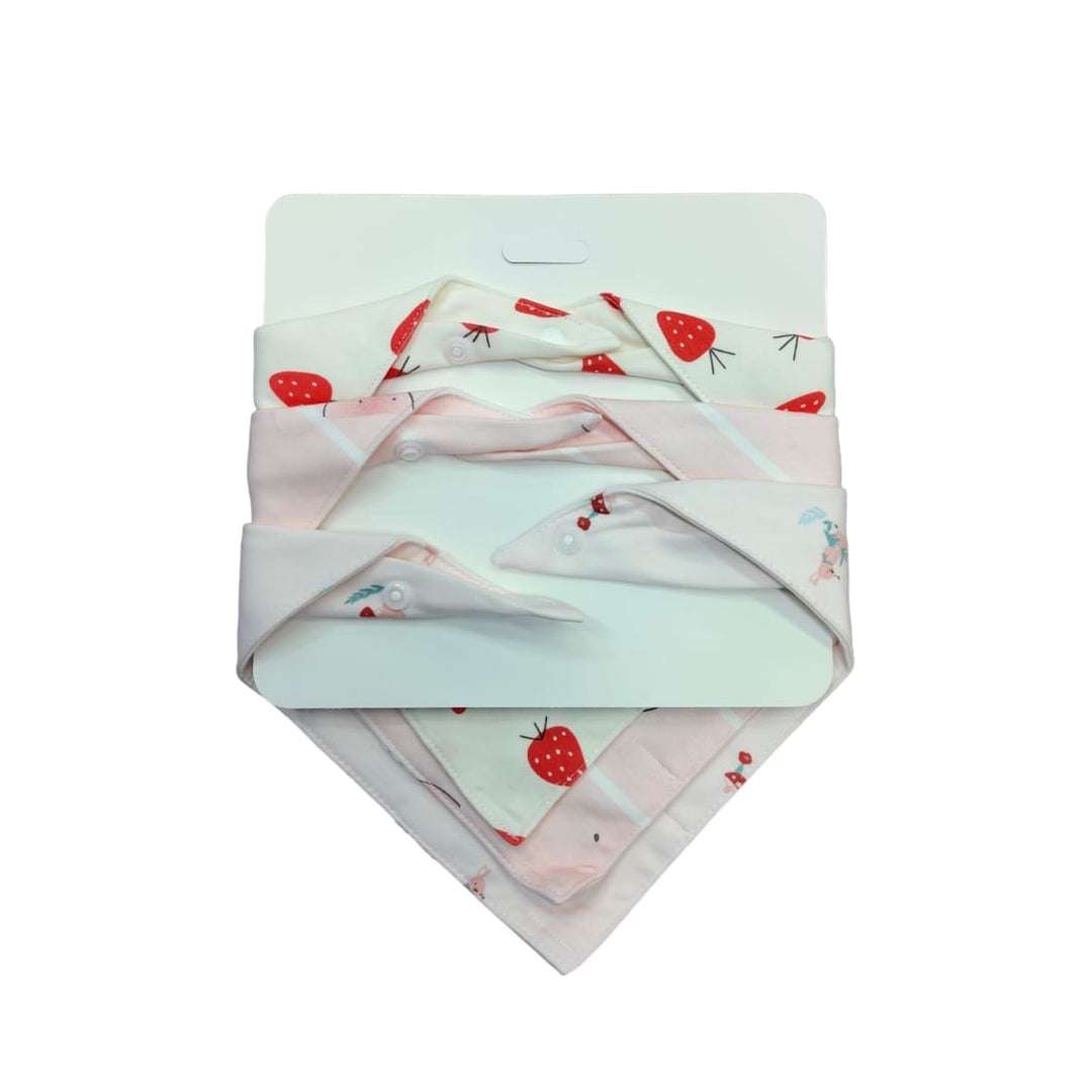 Smileey's 3pcs Bib Assorted (Triangle)