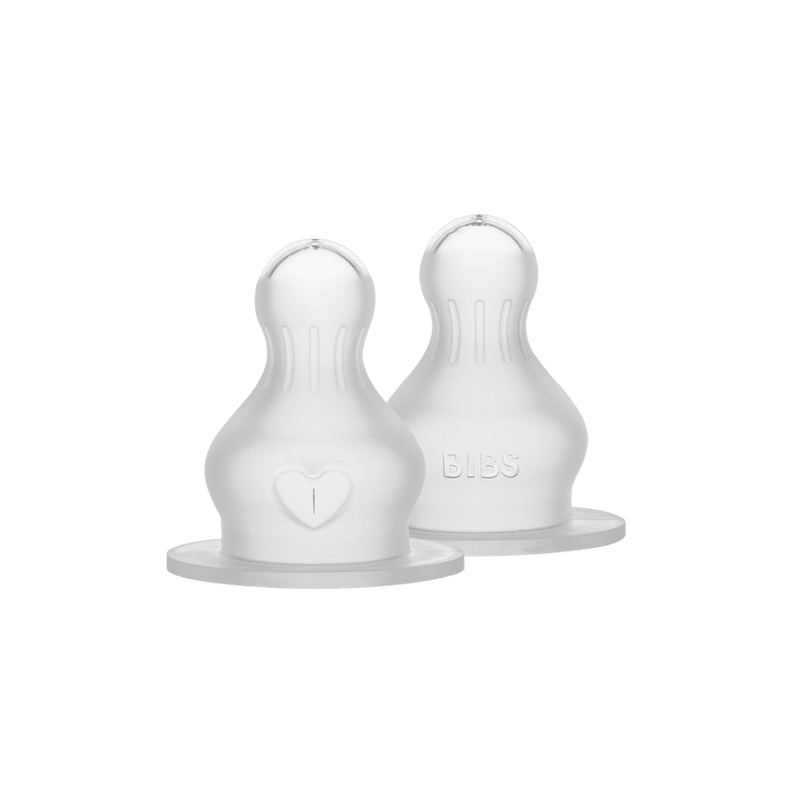 BIBS bottle silicone teat 2-pack