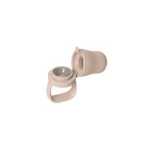 BIBS Baby Feeder Blush open