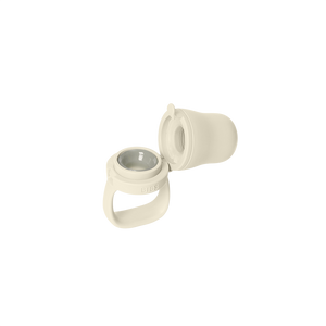 BIBS Baby Feeder Ivory open