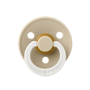 BIBS Colour GLOW pacifier shield, Vanilla