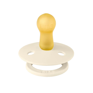 BIBS Colour pacifier round latex, Ivory