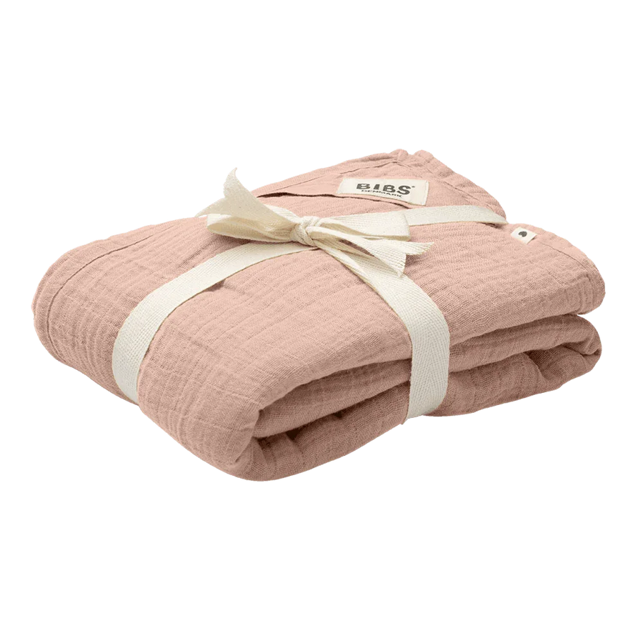 BIBS Muslin Swaddle 120x120cm Blush