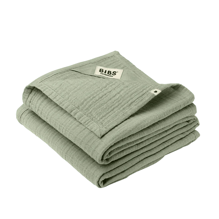 BIBS Muslin Cloth 2-pack 70x70cm Sage