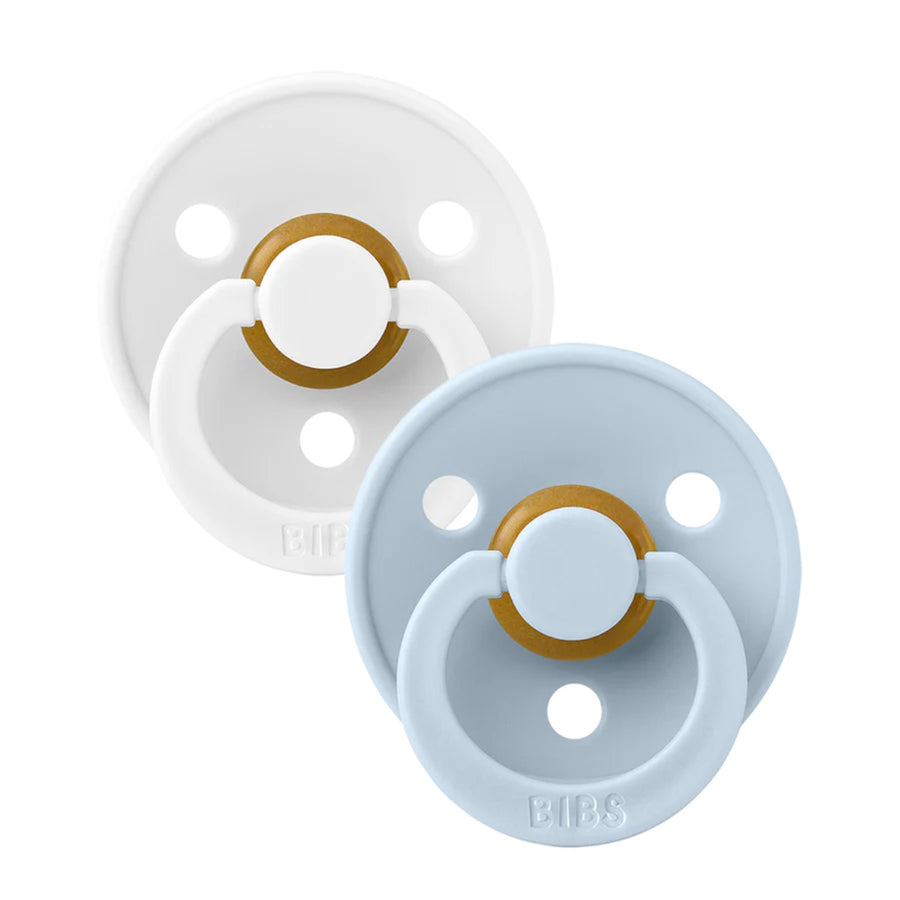 BIBS 2 Pack Colour Latex Pacifier