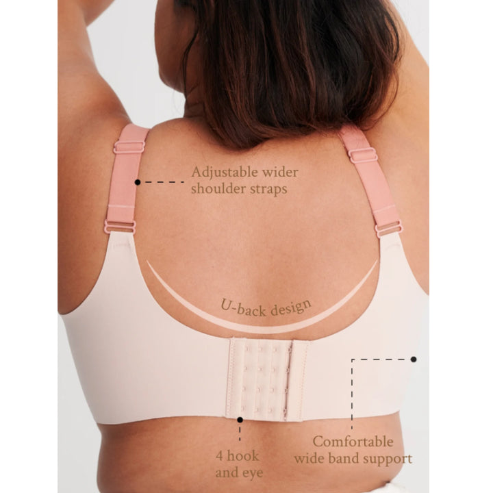 Bmama Lace Nursing Bra Super Big Cup Beige - Green