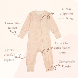 Twinkle Planet Organic One Piece Pjyamas (6-12m)