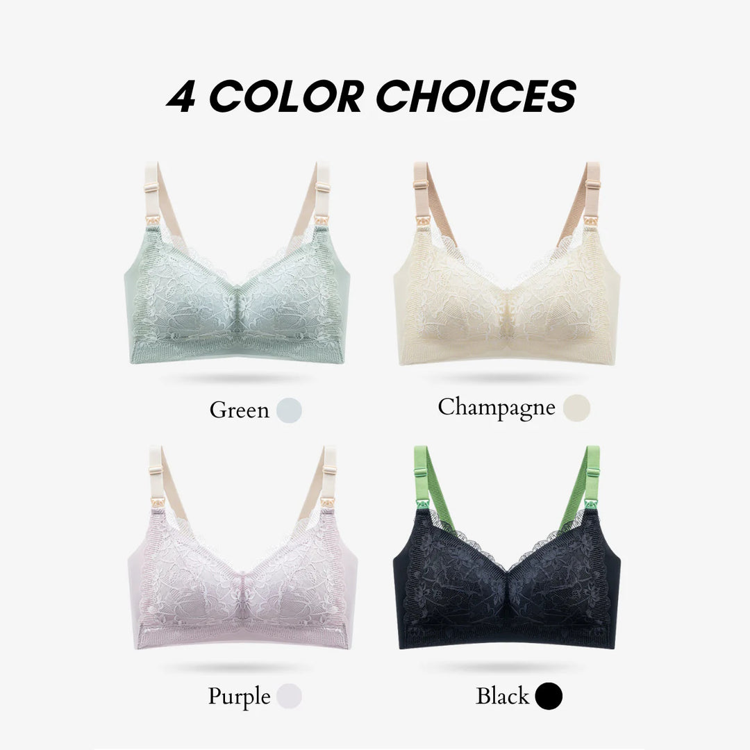 Bmama Premium Green Tea Lace Top Open Nursing Bra