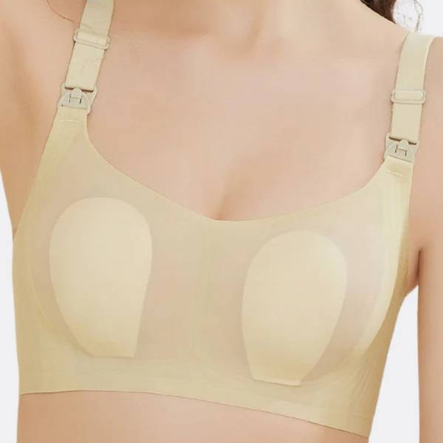 Bmama Premium Silicone Grip Antibacterial Top Open Air Nursing Bra