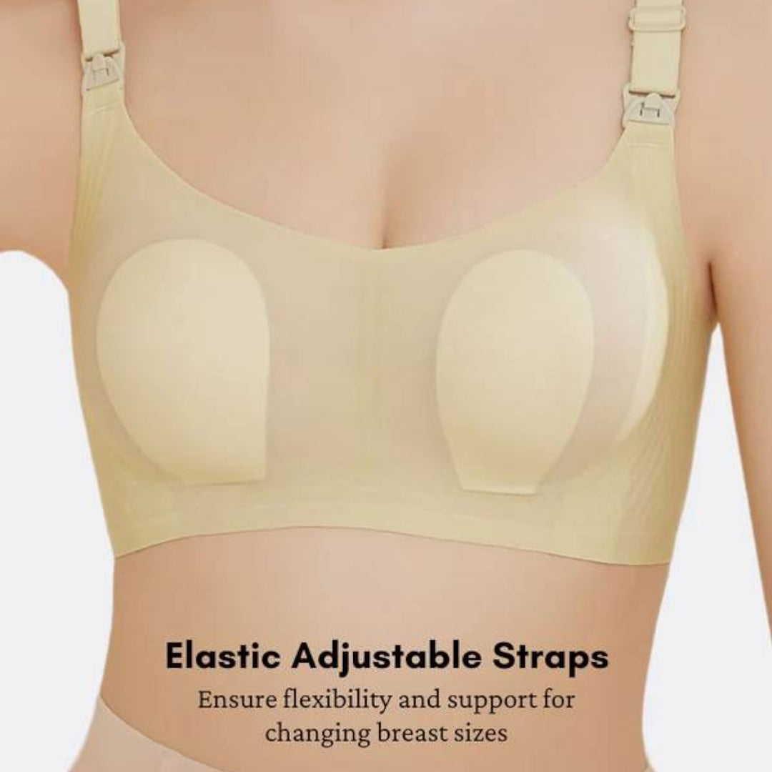 Bmama Premium Silicone Grip Antibacterial Top Open Air Nursing Bra