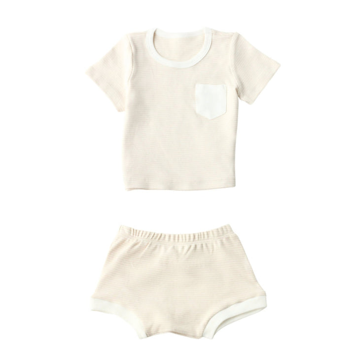 Twinkle Planet Organic Short Sleeves Casual Two-piece Set (6-12m)