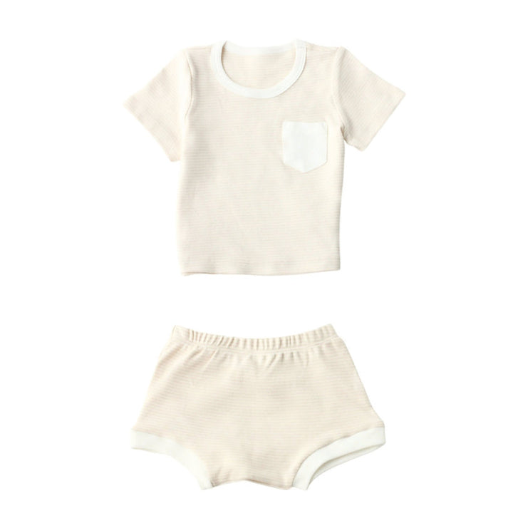 Twinkle Planet Organic Short Sleeves Casual Two-piece Set (18-24m)