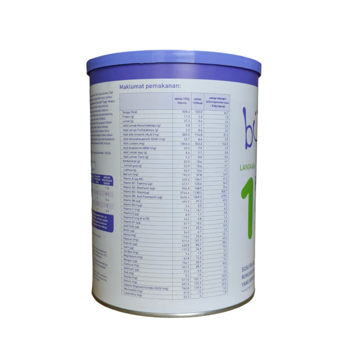 Bubs Organic Grass Fed Infant Milk Formula Stage 1, 800g (0-6m