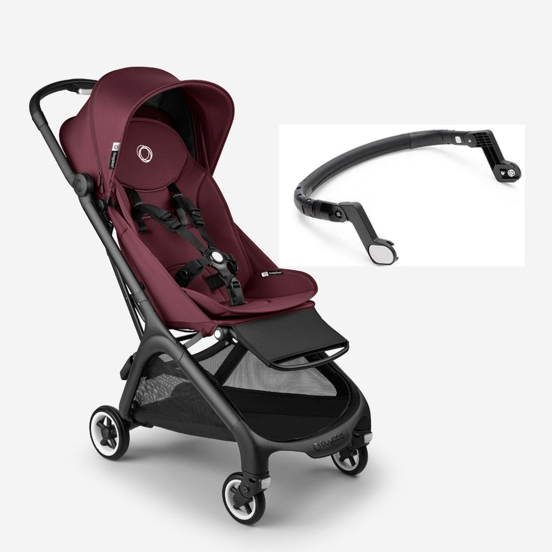 Bugaboo Butterfly Dark Cherry FOC Bugaboo Butterfly Bumper Bar worth RM299 & Cup Holder worth RM199