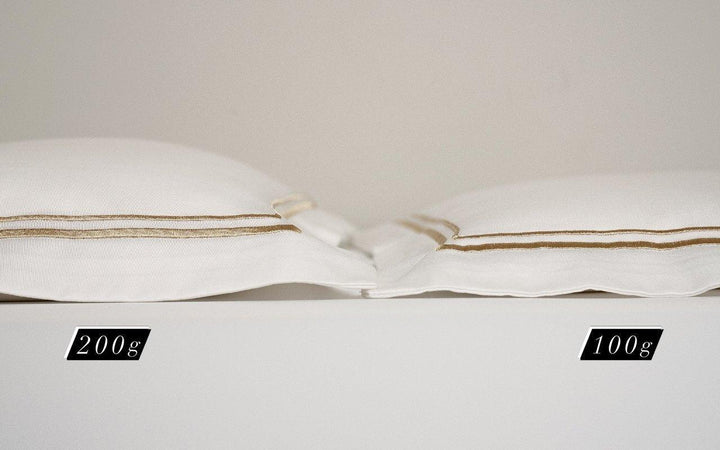 Egyptian Cotton Baby Pillow & Bolsters Set - Platinum White - Count & Countess