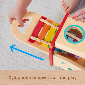 Fisher-Price Wooden Pound & Tap Bench Xylophone
